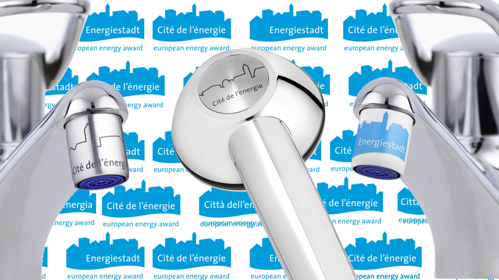 Logo Cité de l'énergie, european energy award - Energiestadt - Città dell'energia, die Logos von www.energiestadt.ch