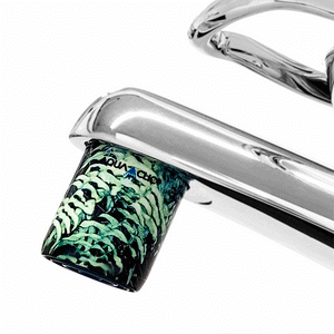 Nachhaltiger Wasserhahn mit Amazonas-Wassersparer für geringeren Verbrauch