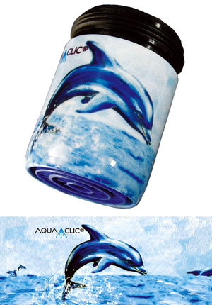 Durchflussmengenregler am Hahn mit Jumping Dolphin-Design für einen sparsamen und kosteneffektiven Wasserverbrauch