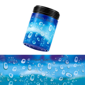 AquaClic-Wassersparer am Hahn mit Raindrops-Design vermindert Wasserverbrauch und Kosten