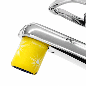 Wasserhahn mit Strahlformer und AquaClic-Technologie in Sole-Design für eine nachhaltige und energieeffiziente Nutzung