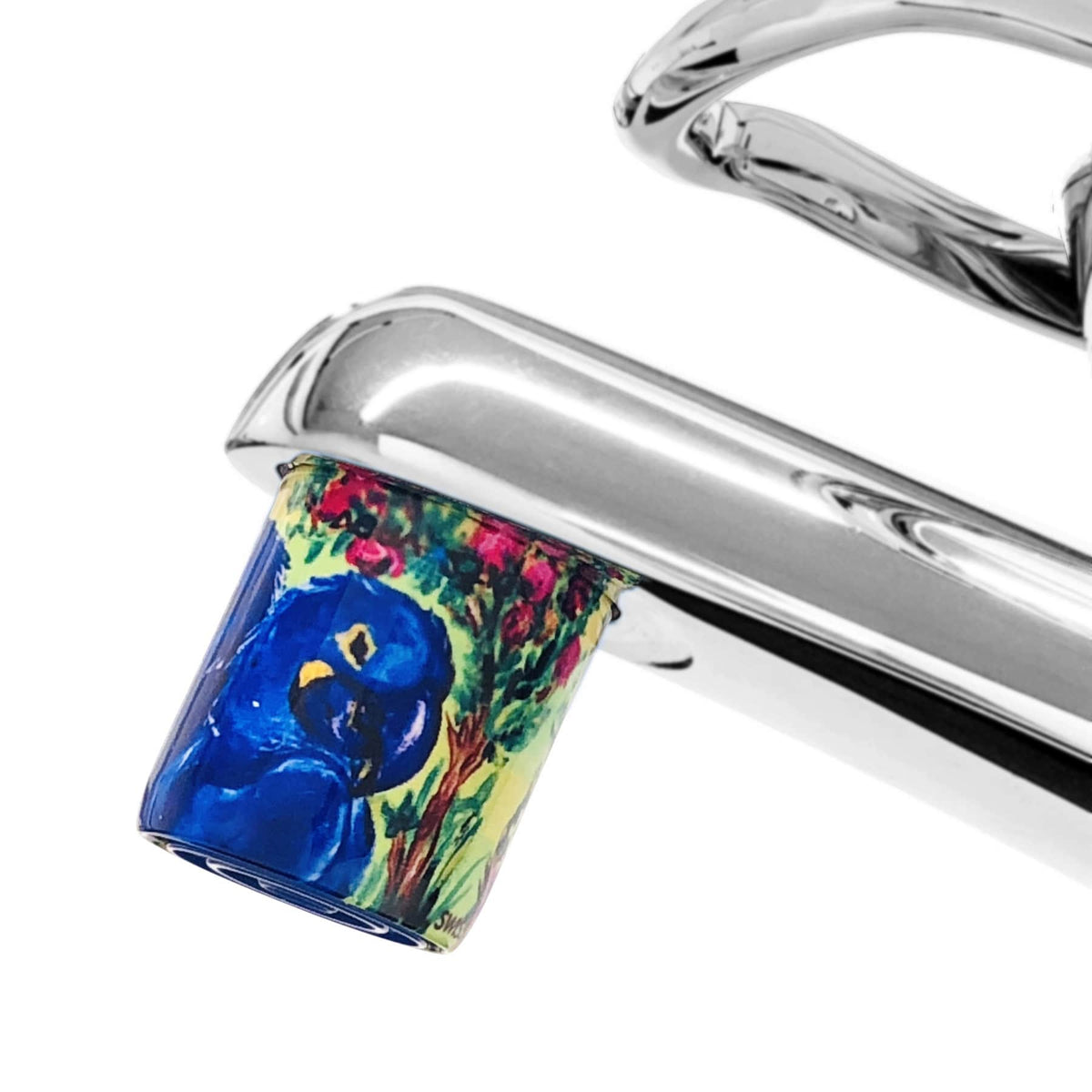 Wasserhahn mit Perlstrahlregler und AquaClic-Technologie in Pappagalli-Design für eine effiziente Nutzung von Wasser und Energie