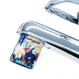 Wasserhahn mit AquaClic-Strahlregler Marguerites-Design: Sparen Sie Wasser, Energie und Kosten!