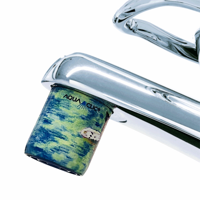 AquaClic-Durchflussmengenregler mit Jaguar-Design für einen umweltfreundlichen und wassersparenden Wasserhahn