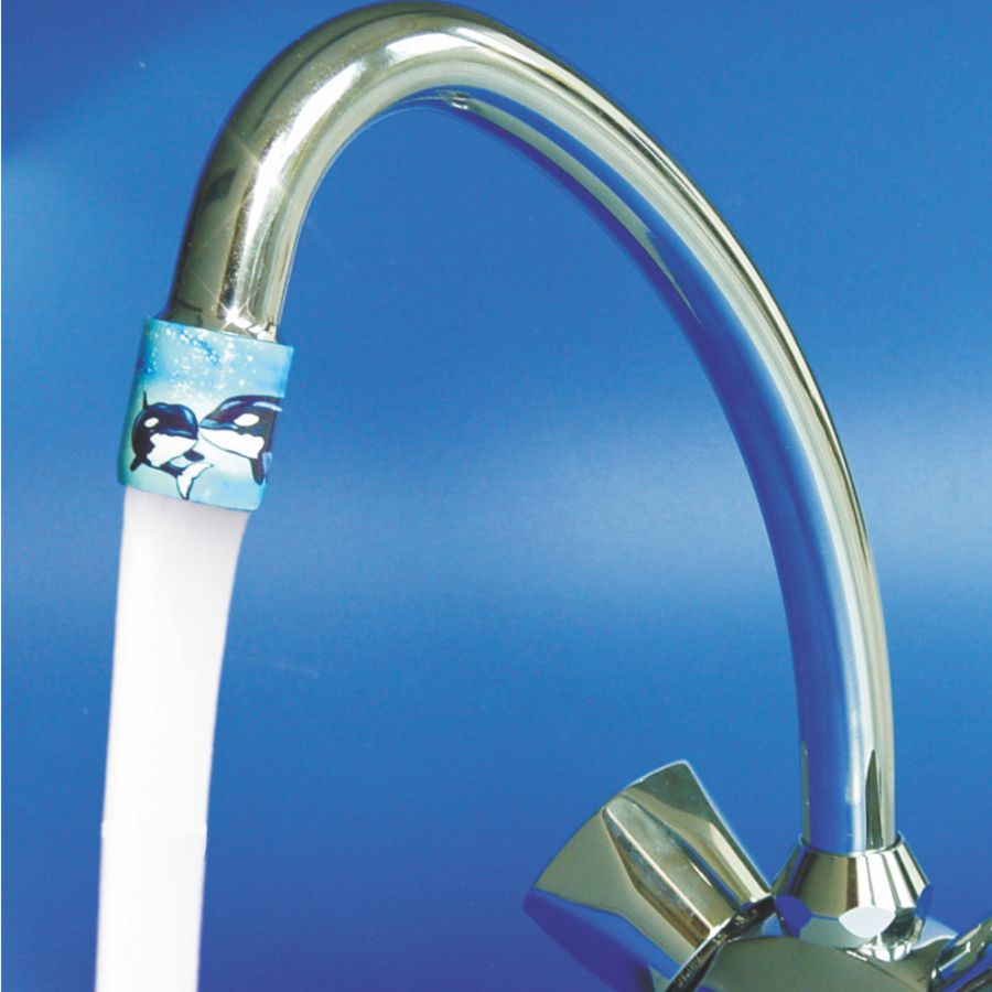 Wassersparer für den Wasserhahn mit Strahlformer und Baby Orca-Design zur Senkung des Wasserverbrauchs und der Energiekosten