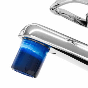 Strahlregler für den Hahn mit AquaClic-Technologie und Pluie sur la mer-Design für ein nachhaltiges Wassermanagement