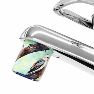 Kookaburra-Design und AquaClic-Perlstrahlregler: vermindert den Wasserverbrauch und verschönert den Hahn