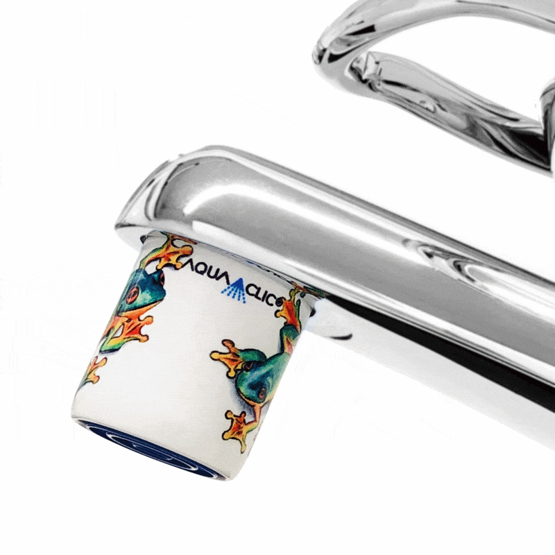 Red eyed frog-Design-Wasserhahn: reduziert den Wasserverbrauch und spart Geld und Energie