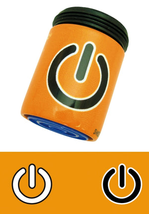 AquaClic-Strahlregler am Wasserhahn in Keep cool!-Design vermindert den Wasserverbrauch und Kosten