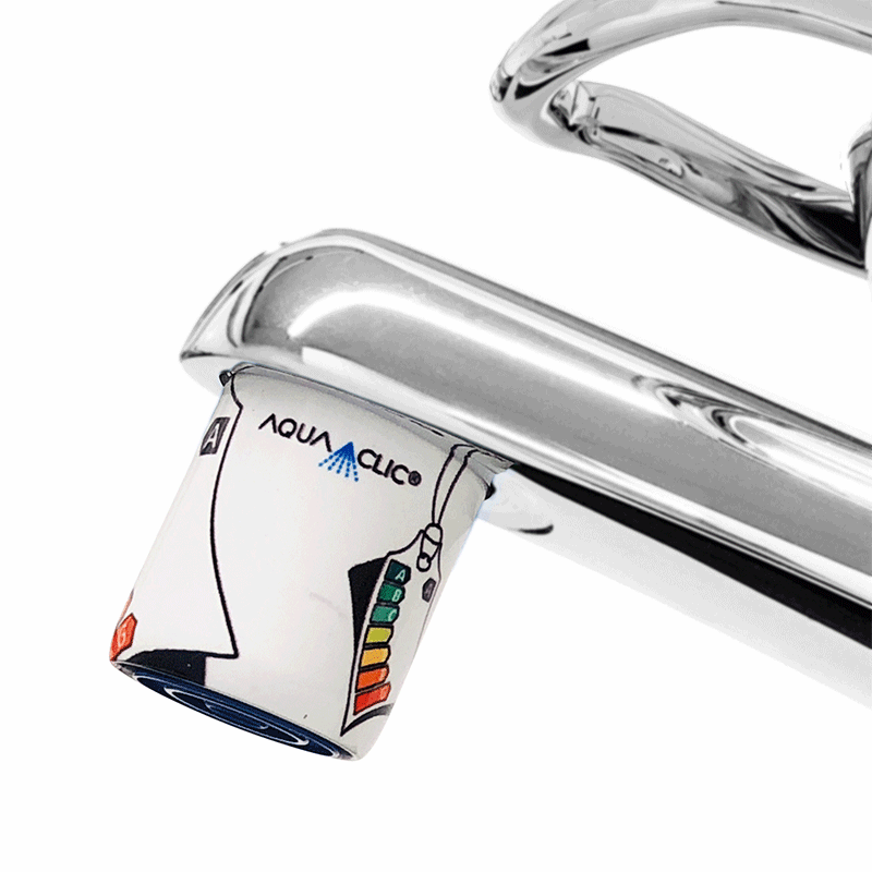 Durchflussmengenregler mit AquaClic-Technologie reduziert CO2-Emissionen Triple A-Design für eine nachhaltige Nutzung von Wasser und Energie