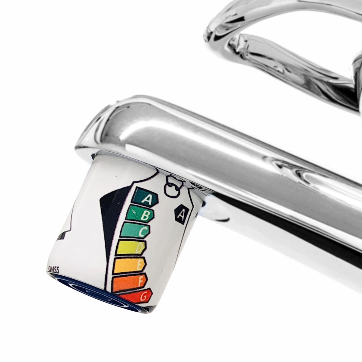 AquaClic-Strahlformer am Hahn mit Triple A-Design zur Senkung des Wasserverbrauchs und der Energiekosten