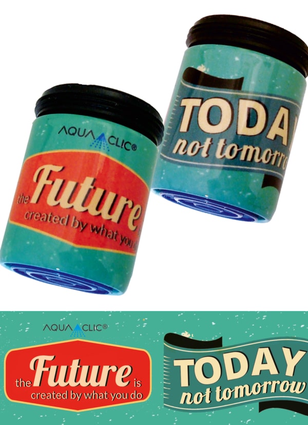 Perlstrahlregler für den Hahn mit Future / Today-Strahlregler am Wasserhahn