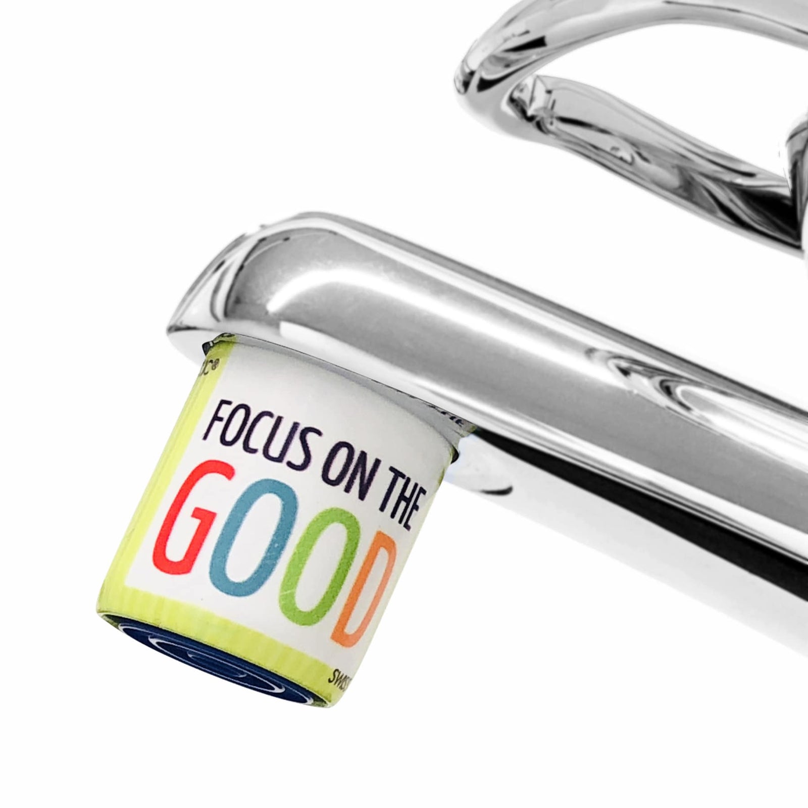 AquaClic-Wassersparer am Hahn mit Smile / Good-Design: Sparen Sie Wasser, Energie und Kosten!