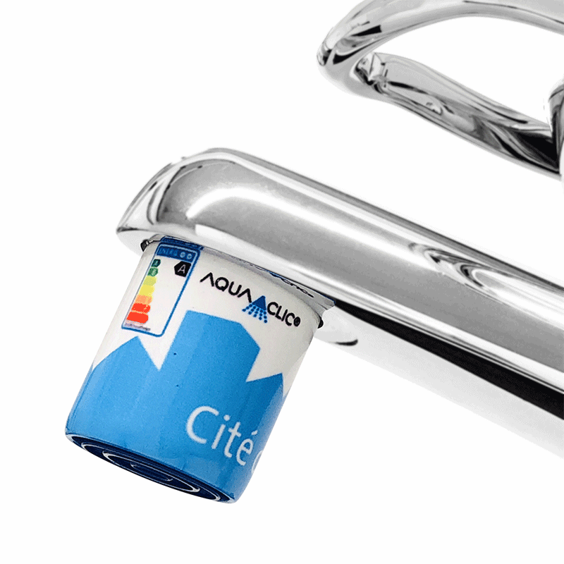 Cité de l'Energie Renens, Strahlregler-Color, Farb-AquaClic, weiss, blau, Gemeinde, Energiestadt, VD