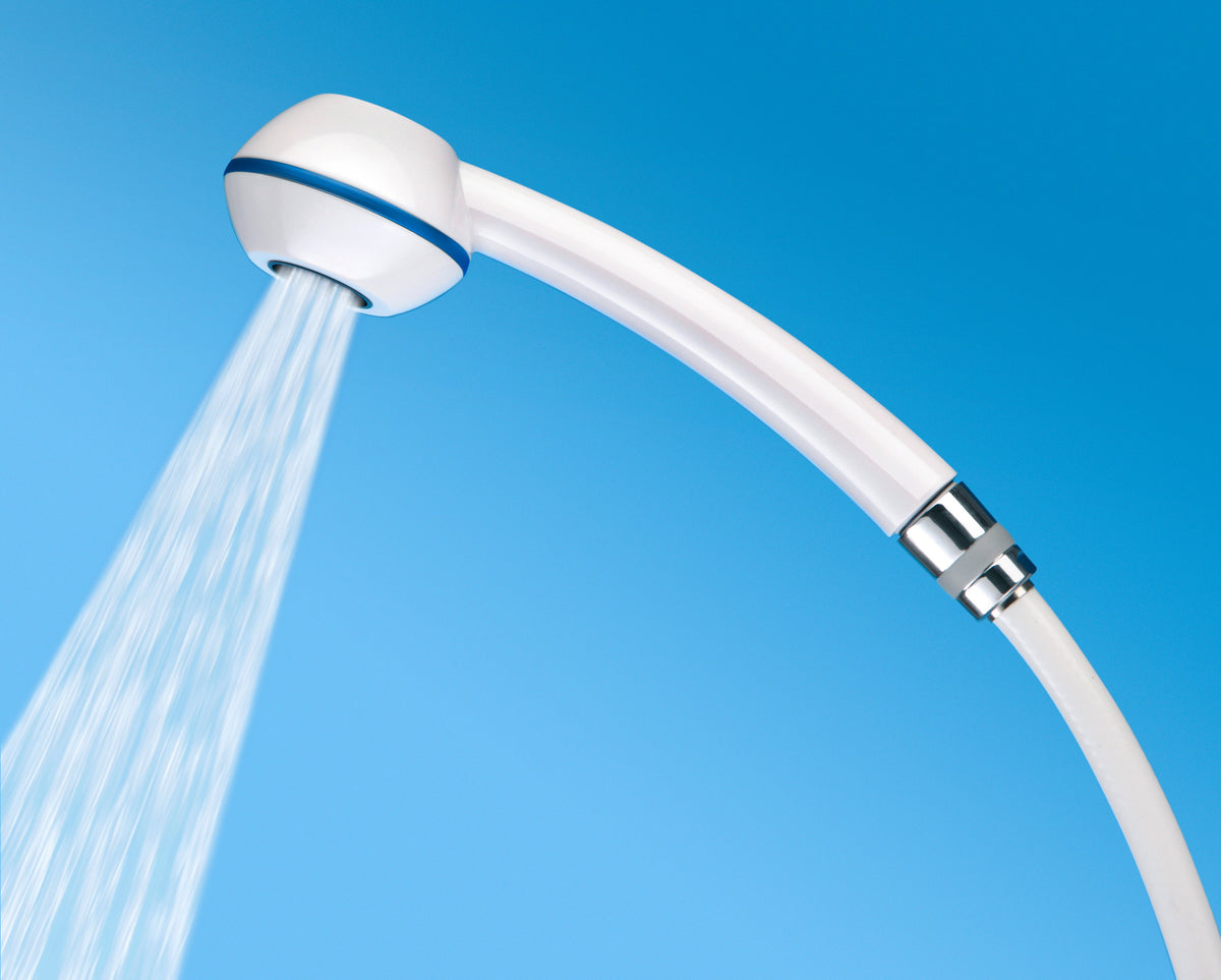 Douchette SwissClima sans métal, anti-calcaire, augmenter la pression d'eau