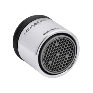 AquaClic Inox Petit: kompakter Strahlregler in Edelstahl