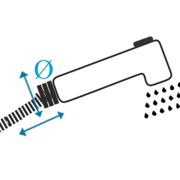 Küchenbrause Mini – Sparstrahl 5 l/min & Power-Jet 12 l/min (Kopie)
