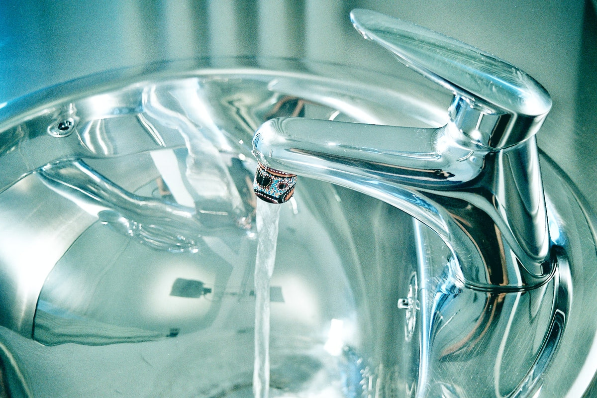 Durchflussmengenregler am Wasserhahn mit Didjeridoo-Design für eine kosteneffiziente und umweltschonende Nutzung