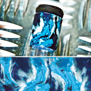 Wasserhahn mit Water + Ice-Design und AquaClic-Perlstrahlregler: vermindert den Wasserverbrauch und verschönert den Hahn