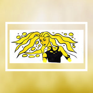 Strahlregler für den Hahn mit AquaClic-Technologie und Venus blonde-Design für ein nachhaltiges Wassermanagement