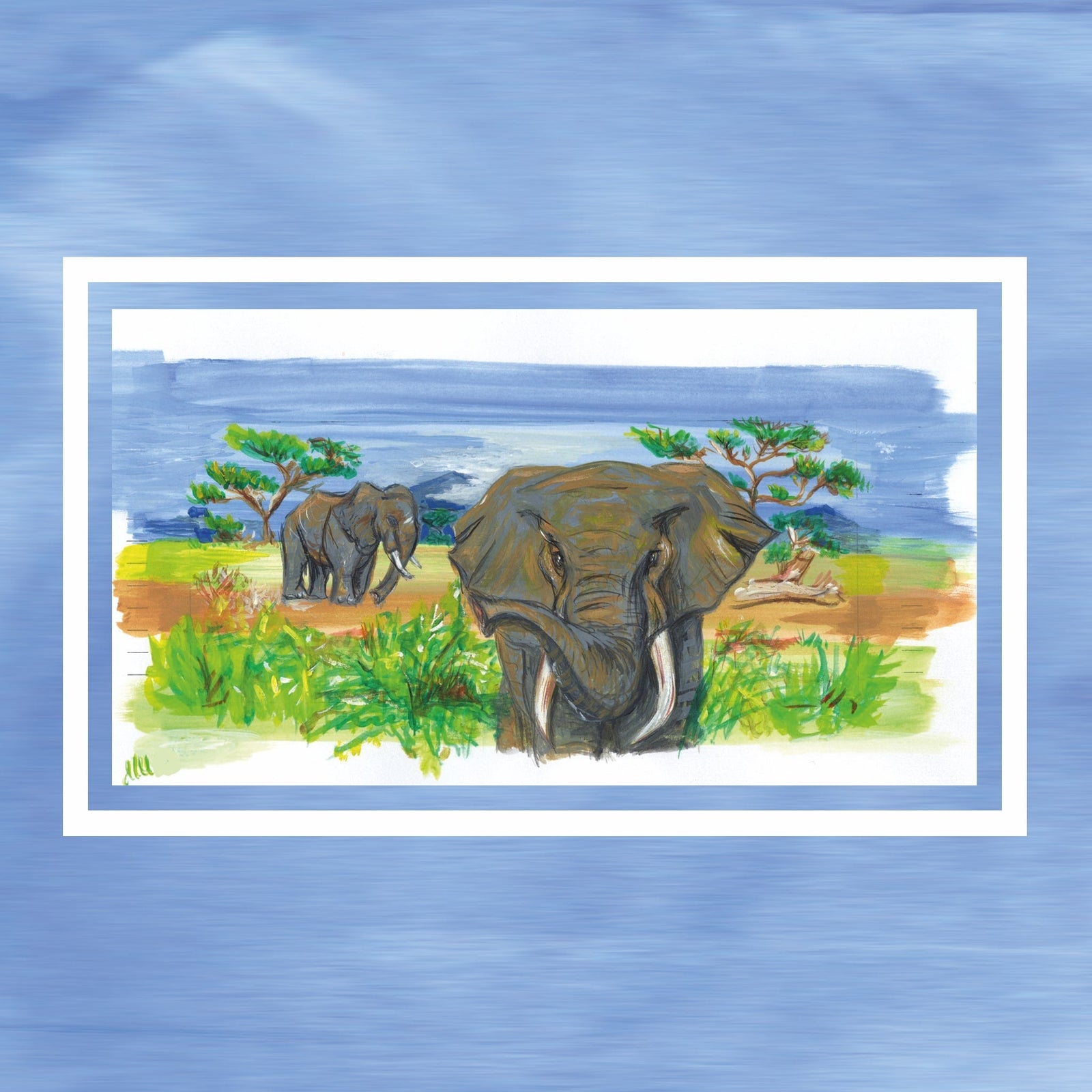 Elefant -Design am Hahn.