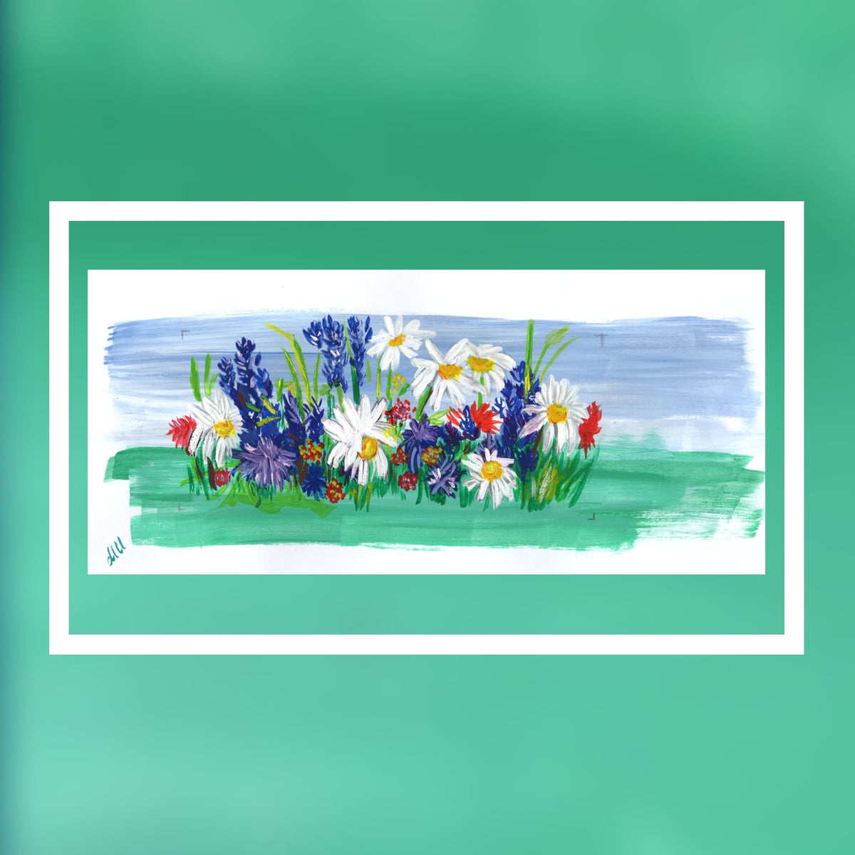 AquaClic-Strahlregler am Wasserhahn in Marguerites-Design spart Wasser und Energie