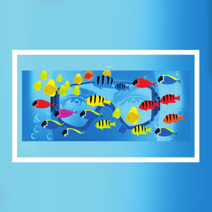 AquaClic-Strahlformer am Hahn mit Seychelles Scuba-Design vermindert den Wasserverbrauch und spart Geld