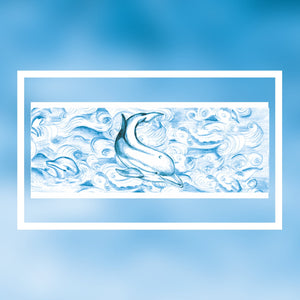 Wasserhahn mit Smiling dolphin-Design und AquaClic-Wassersparer: senkt den Wasserverbrauch und spart Kosten und Energie