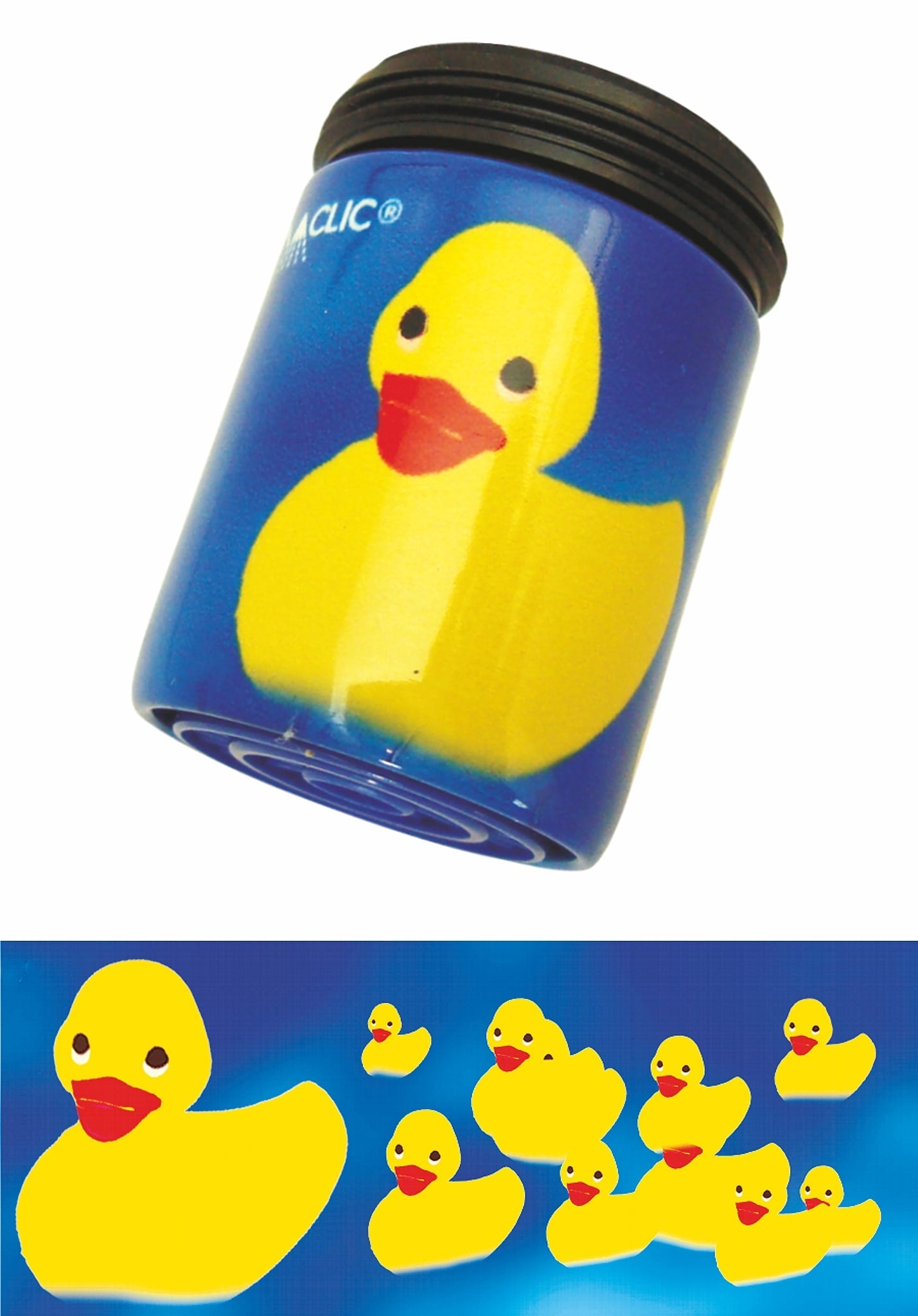 Perlstrahlregler für den Hahn mit AquaClic-Technologie spart Energie Armada-Design AquaClic-Strahlregler: vermindert den Wasserverbrauch und verschönert den Hahn