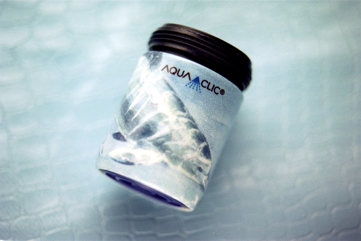 Wasserhahn mit AquaClic-Strahlregler Dolphin + Baby-Design: Sparen Sie Wasser, Energie und Kosten!