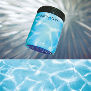 Perlstrahlregler am Hahn mit Swimming Pool-Design für eine kosteneffektive und umweltschonende Nutzung des Wassers