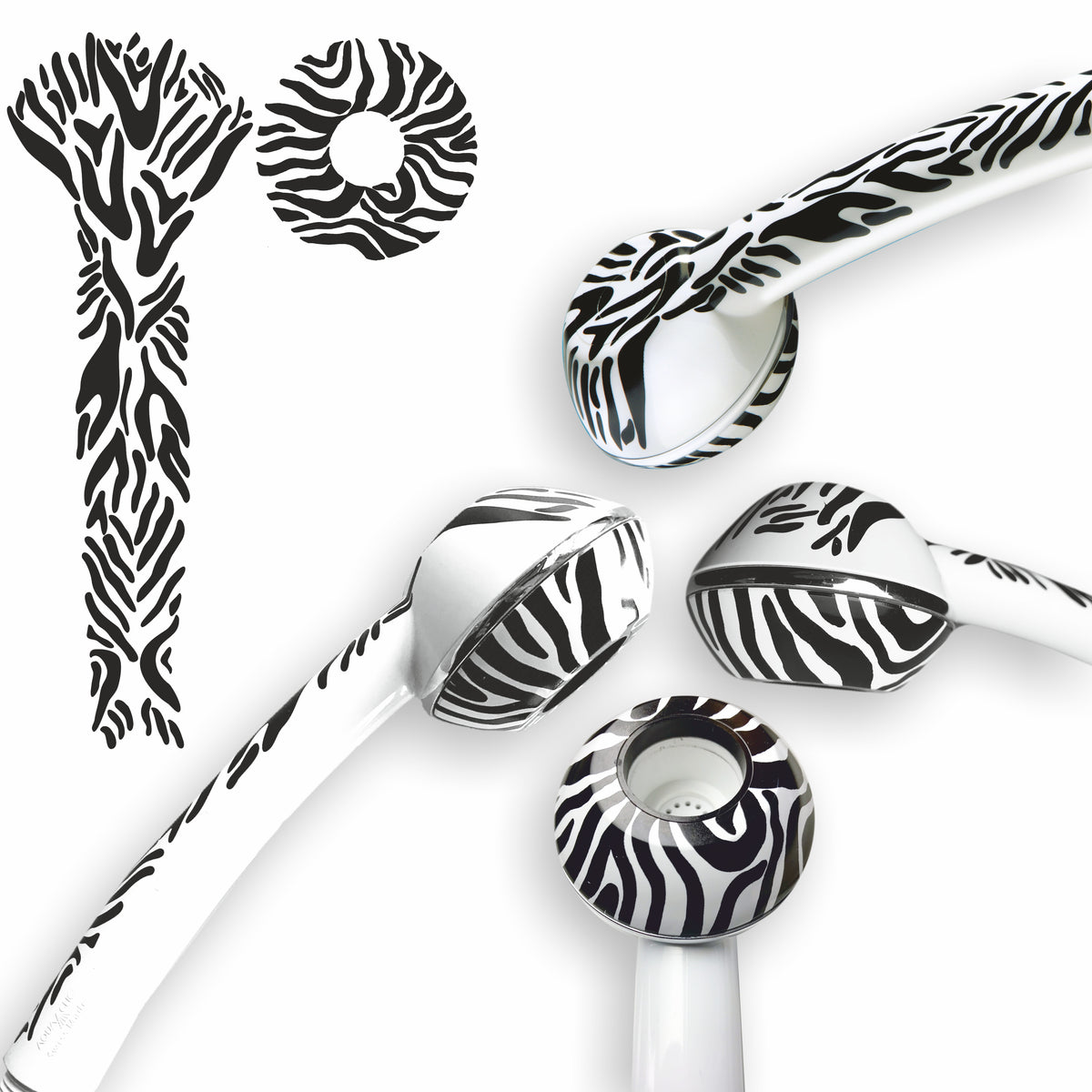 Douchette SwissClima sans métal, anti-calcaire, augmenter la pression d'eau