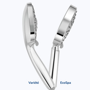 Duschkopf Variété oder EcoSpa – mehrstrahlig, wassersparend