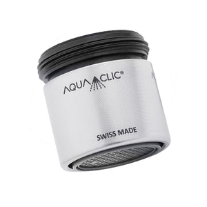 AquaClic Inox Petit: kompakter Strahlregler in Edelstahl