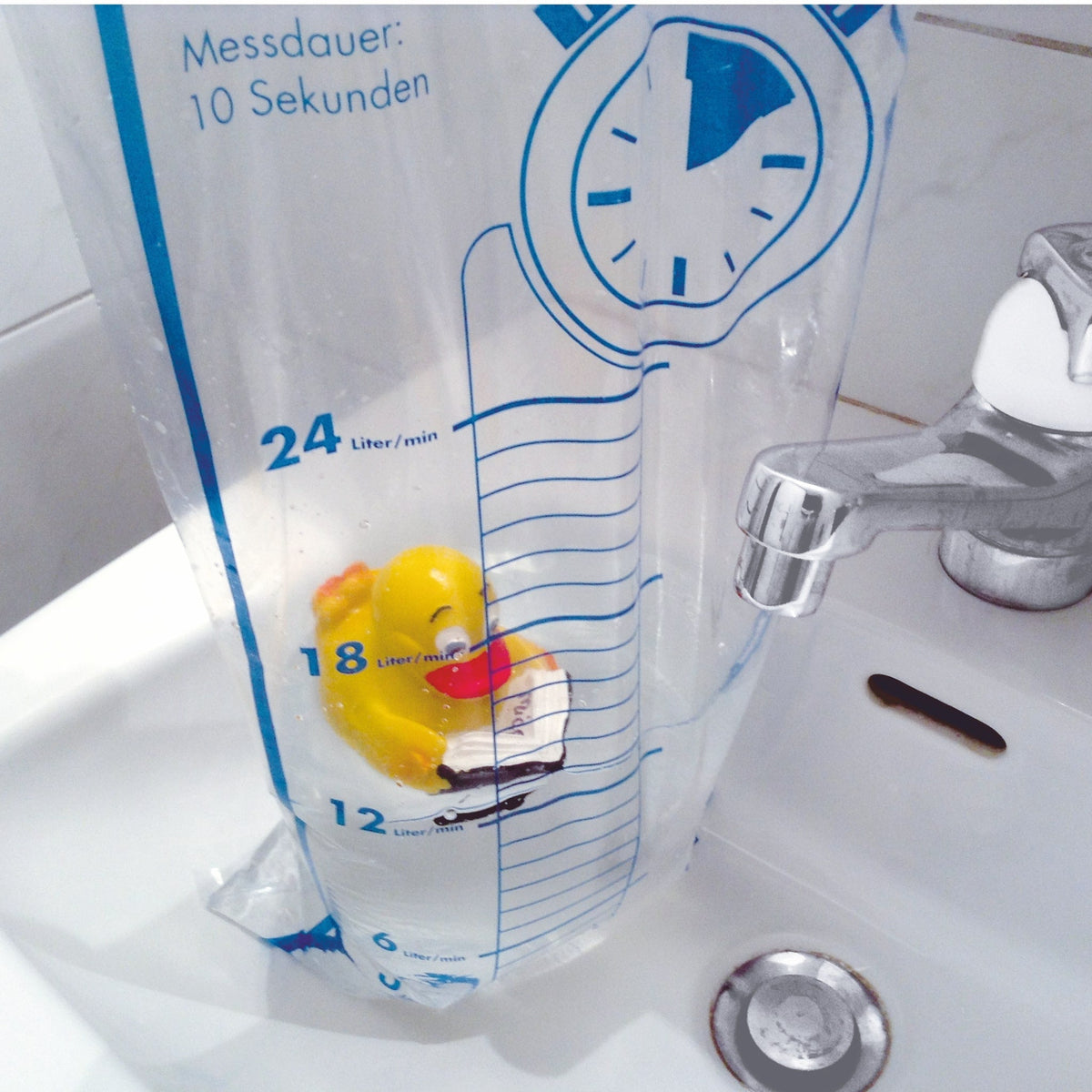 AquaClic-Messbeutel mit Badeentchen