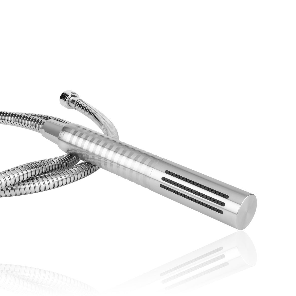 Elégance-Brause-Modell Edelstahl mit passendem Duschschlauch aus Edelsltahl