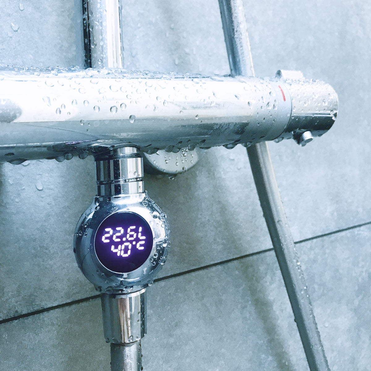 Aqua Control : débitmètre électronique pour douches, Energylael C