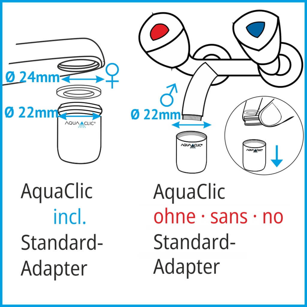 Spezialadapter für Nicht-Norm-Hähne