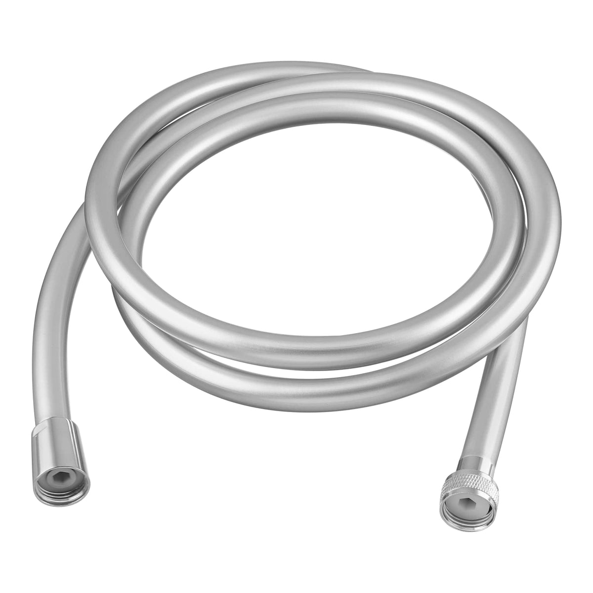 Duschschlauch aus textilverstärktem Kunststoff, aufgewickelt