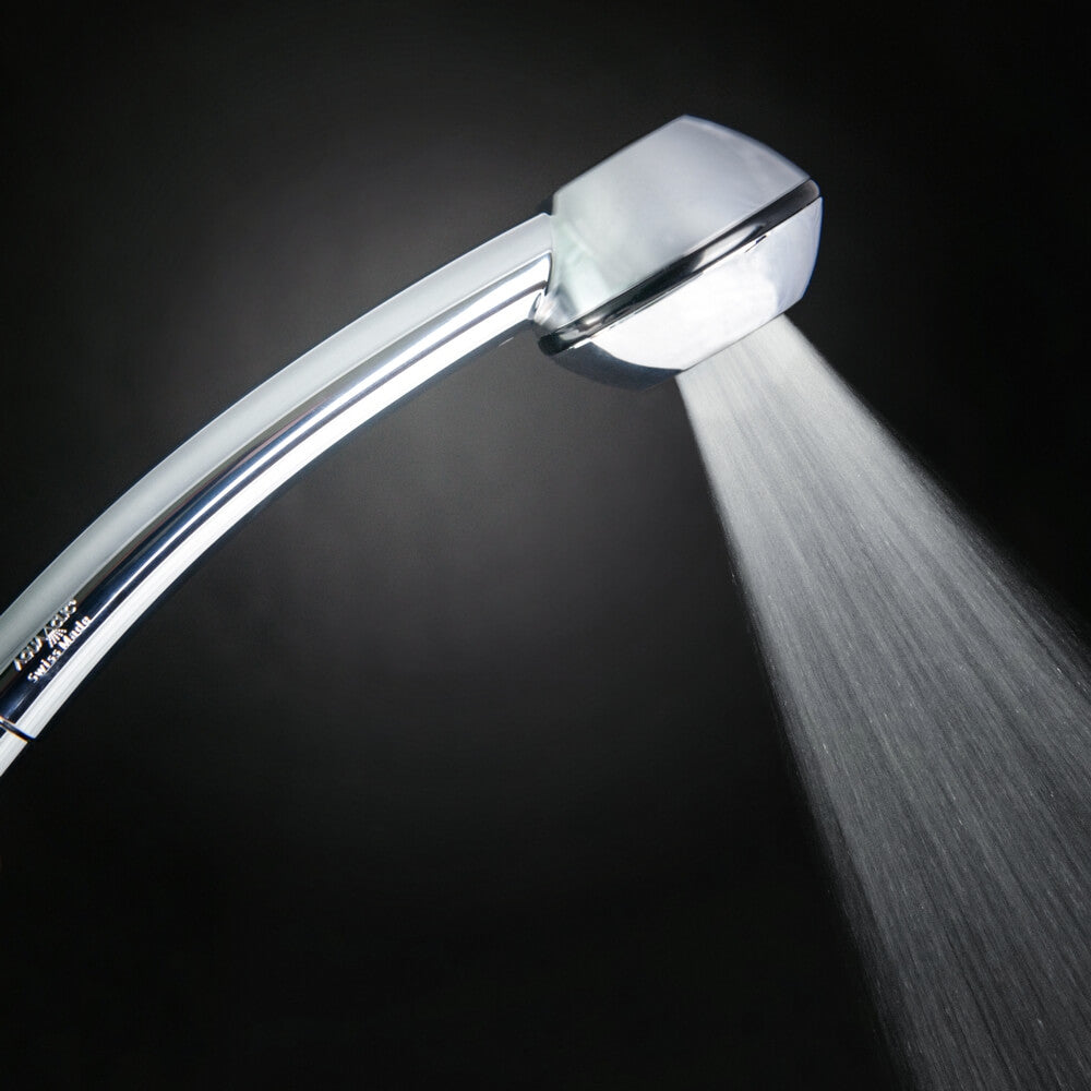 SwissClima Duschkopf – druckaufbauend, wassersparend, EcoChrome