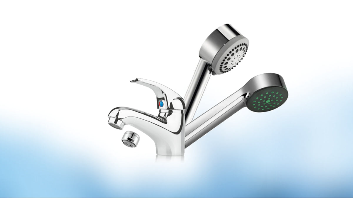 Wasserhahn mit bereits montiertem Wassersparer