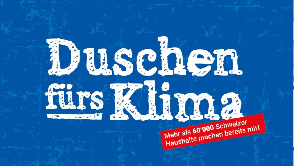 Duschen fürs Klima mit Prosecco-Sparduschköpfen