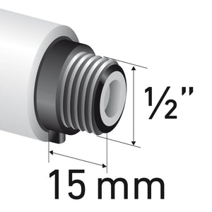 Douchette cuisine MINI – réglable et écono­miseuse d’eau (5 & 12 l/min)