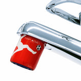AquaClic Strahlregler Eins-zu-Null mit Fussballmotiv rot