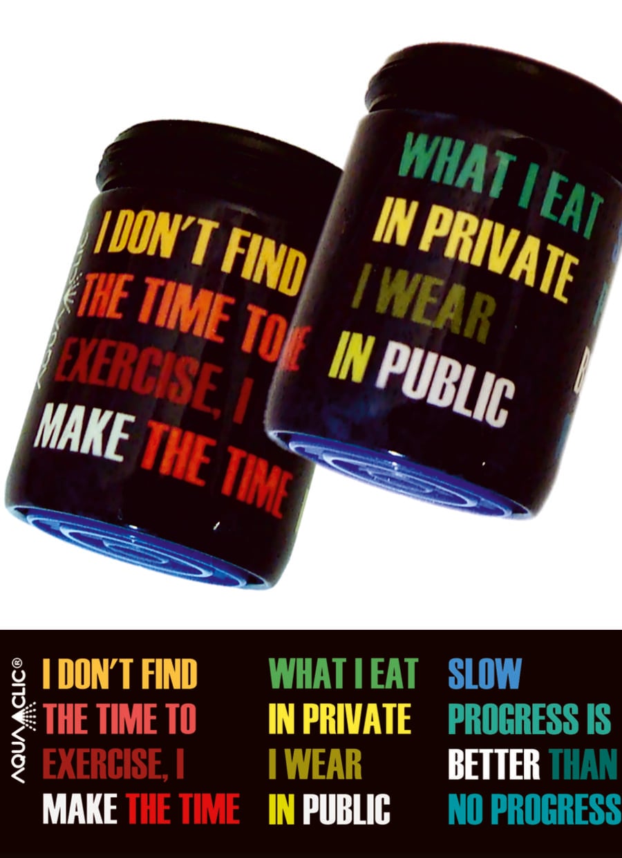 Der AquaClic-Wassersparer mit  I Make the Time-Design für einen umweltfreundlichen und wassersparenden Wasserhahn