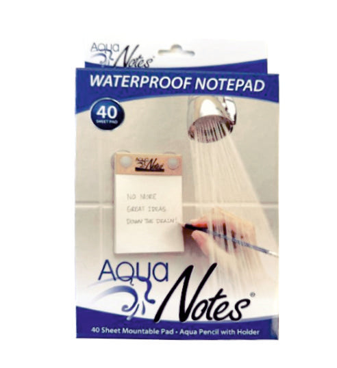 AquaNotes – Wasserfester Notizblock: Sichern Sie Ihre Ideen unter der Dusche!