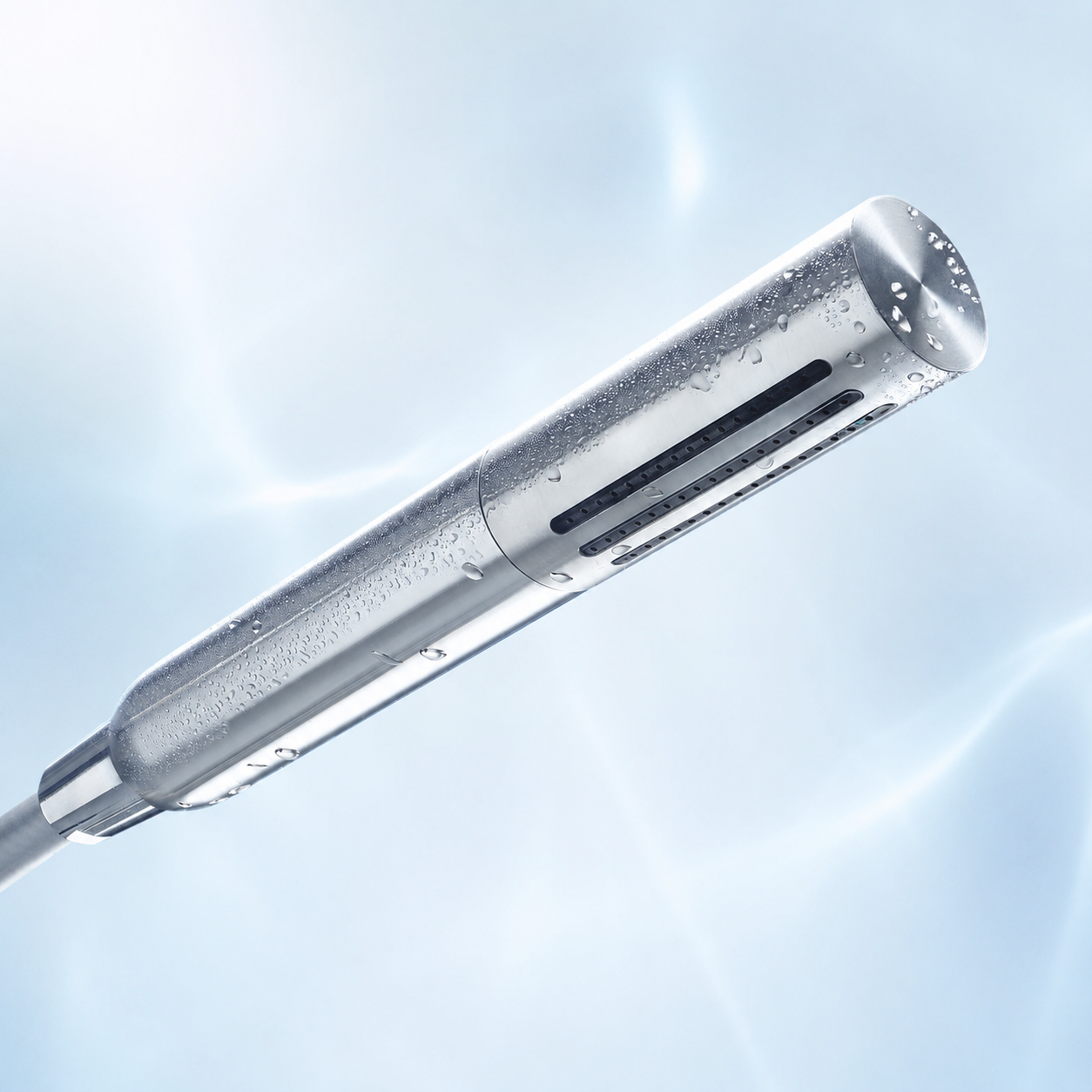 Knieppbrause Elegance Modell Zurich mit Wassertropfen, Wasserhintergrund