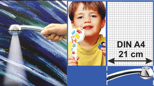 Set de douche SwissClima, à pression ren&shy;for&shy;cée, éco&shy;no&shy;mi&shy;que en eau