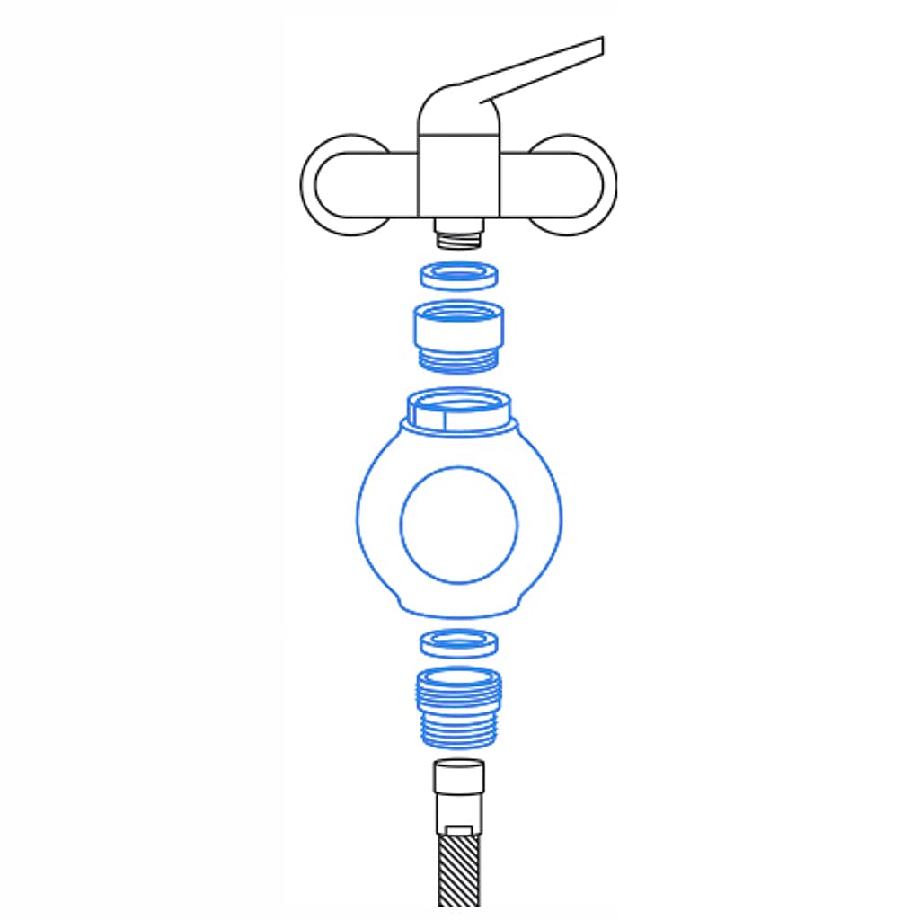 AquaClic® Control : débitmètre électronique pour douches